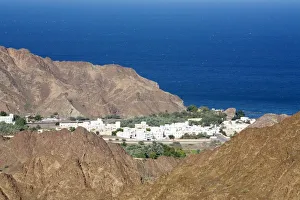 Mountains of Oman - High Angle View. Muscat, Oman Mountains of Oman - High Angle View. Muscat, Oman