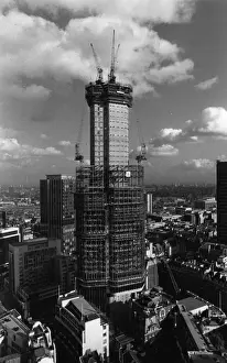Images Dated 1977: Nat West Tower Print, 1977: Construction Exterior