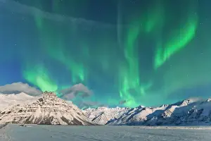 Aurora Borealis Iceland Prints: Needles in Sky