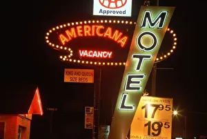 'Neon lights for cheap motel, Las Cruces, NM' 'Neon lights for cheap motel, Las Cruces, NM'