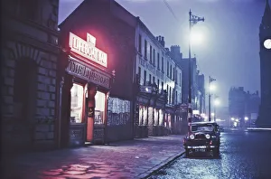 A night-time view of the Lifeboat Bar in Dublin A night-time view of the Lifeboat Bar in Dublin