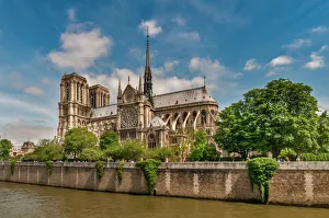 Notre-Dame Cathedral in the spring, Paris, France Notre-Dame Cathedral in the spring, Paris, France