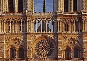 Notre Dame Catholic Cathedral front facade Notre Dame Catholic Cathedral front facade