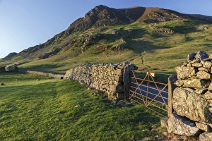 Old dry stone wall, Lake District National Park, Cumbria, England, United Kingdom Old dry stone wall, Lake District National Park, Cumbria, England, United Kingdom