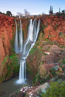 Ouzoud Waterfalls located in the Grand Atlas village of Tanaghmeilt Ouzoud Waterfalls located in the Grand Atlas village of Tanaghmeilt