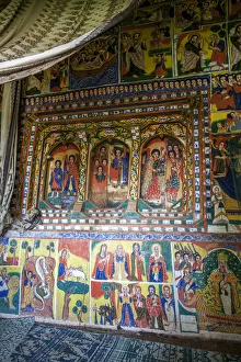 Paintings in orthodox church of Ura Kidane Mehret Paintings in orthodox church of Ura Kidane Mehret