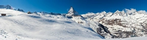 Panorama view of Matterhorn from Riffelberg Panorama view of Matterhorn from Riffelberg