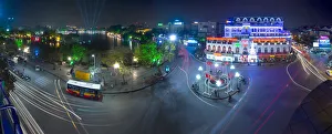 Panoramic view of Center of Hanoi by night, Vietnam Panoramic view of Center of Hanoi by night, Vietnam
