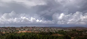 Panoramic view of Harar with beautiful clouds Panoramic view of Harar with beautiful clouds