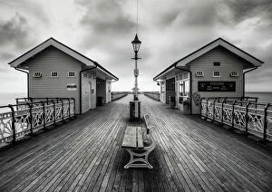 Art Deco Collection: Penarth pier, Glamorgan, Wales -
