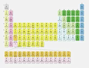 Images Dated 5th December 2006: The Periodic Table Digital Illustration