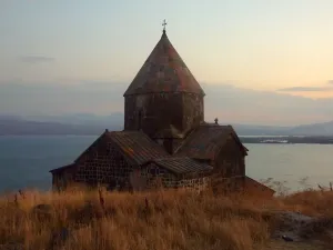 Lake Sevan Armenia Prints: Sevanavank at Lake Sevan