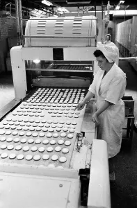 Industrial Machinery Images Prints: Baking Biscuits