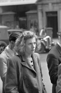 Historical Black And White Portraits Prints: Cigarette Queue