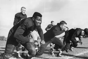 Vintage Sport Photography UK Prints: Limbering Up