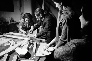 Black And White Theatre Images Prints: Making Props