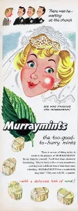 Vintage Advertising Artwork Prints: Murraymints