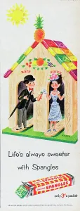 Vintage Advertisements Prints: Spangles