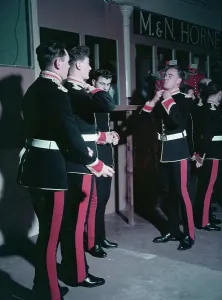 Royal Coronation Ceremony Prints: Troops Fitting