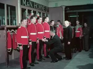 Coronation Day 1953 Prints: Troops Fitting