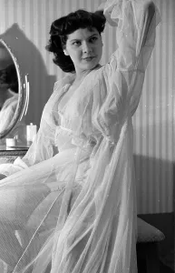 Black And White Female Portrait Prints: Window Model