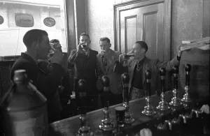 British Pub Scene Prints: Work Over