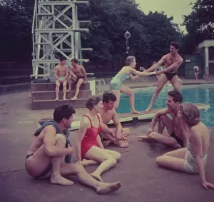 Hyde Park London Prints: By The Pool