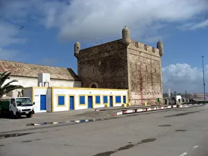 Port and fortifications, Essaouira, Morocco Port and fortifications, Essaouira, Morocco