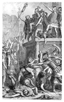 Praetorian Guard Proclaiming a Roman Emperor Praetorian Guard Proclaiming a Roman Emperor