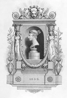 Queen Victoria (1819-1901) on engraving from the 1800s. Queen of Great Britain during 1837-1901 Queen Victoria (1819-1901) on engraving from the 1800s. Queen of Great Britain during 1837-1901