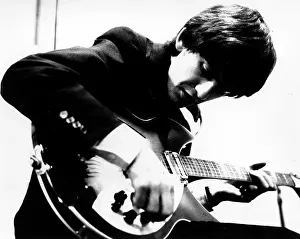 George Harrison Beatles Prints: Recording
