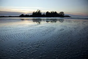 Reflections On Chestermans Beach Of Frank Island Near Tofino Reflections On Chestermans Beach Of Frank Island Near Tofino