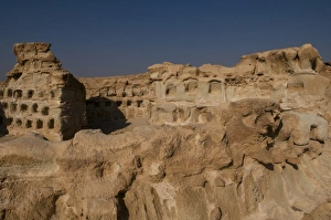 Remains of ancient Columbarium tower in Masada archaeological site Dead Sea Israel Remains of ancient Columbarium tower in Masada archaeological site Dead Sea Israel