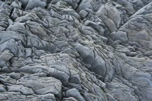 Rock layers, Halsanefshellir basalt cave, Reynisfjara beach at Vik i Myrdal, South Coast, Iceland, Europe Rock layers, Halsanefshellir basalt cave, Reynisfjara beach at Vik i Myrdal, South Coast, Iceland, Europe