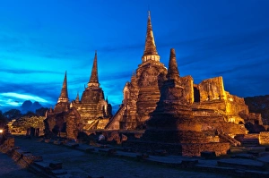 The ruin pagoda in Ayutthaya ancient city The ruin pagoda in Ayutthaya ancient city