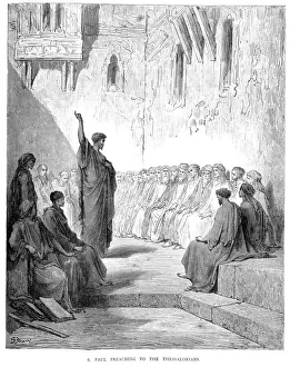 Saint Paul preaching to the Thessalonians Saint Paul preaching to the Thessalonians