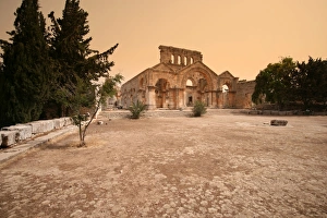Sandstorm, Via Sacra, Church of St Simeon Stylites, Syria Sandstorm, Via Sacra, Church of St Simeon Stylites, Syria