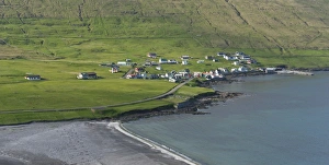 Sandvik, the northernmost village on Suouroy, Faroe Islands, Denmark Sandvik, the northernmost village on Suouroy, Faroe Islands, Denmark