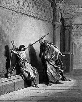 Saul tries to kill David Saul tries to kill David