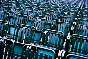 Daytime Exterior Shots Prints: Empty seats