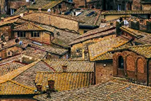 Siena Rooftops Prints: Siena rooftops