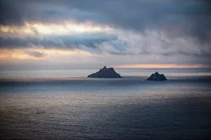The skellig islands viewed from bolus head The skellig islands viewed from bolus head