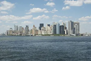 Skyline seen from the water, New York, USA Skyline seen from the water, New York, USA