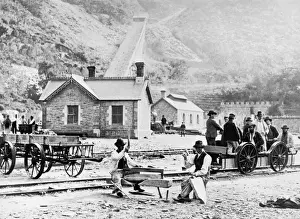 Vintage Railway Transport Prints: Slate Quarry