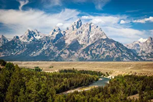 Snake River Overlook in Grand Teton National Park Snake River Overlook in Grand Teton National Park