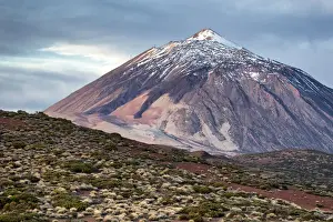 Snow-capped Mount Teide Print from Las Canadas, Tenerife
