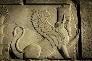 UNESCO World Heritage Site Photography Prints: Sphynx Bas Relief
