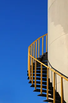 Spiral Staircase of Palm Oil Storage Tank Spiral Staircase of Palm Oil Storage Tank