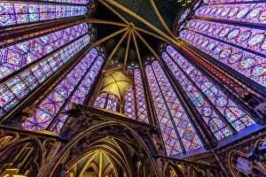 Photographers Collection: Stained Glass of Sainte-Chapelle