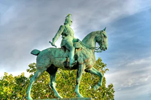Statue of Kaiser Wilhelm II. in Cologne, Germany Statue of Kaiser Wilhelm II. in Cologne, Germany